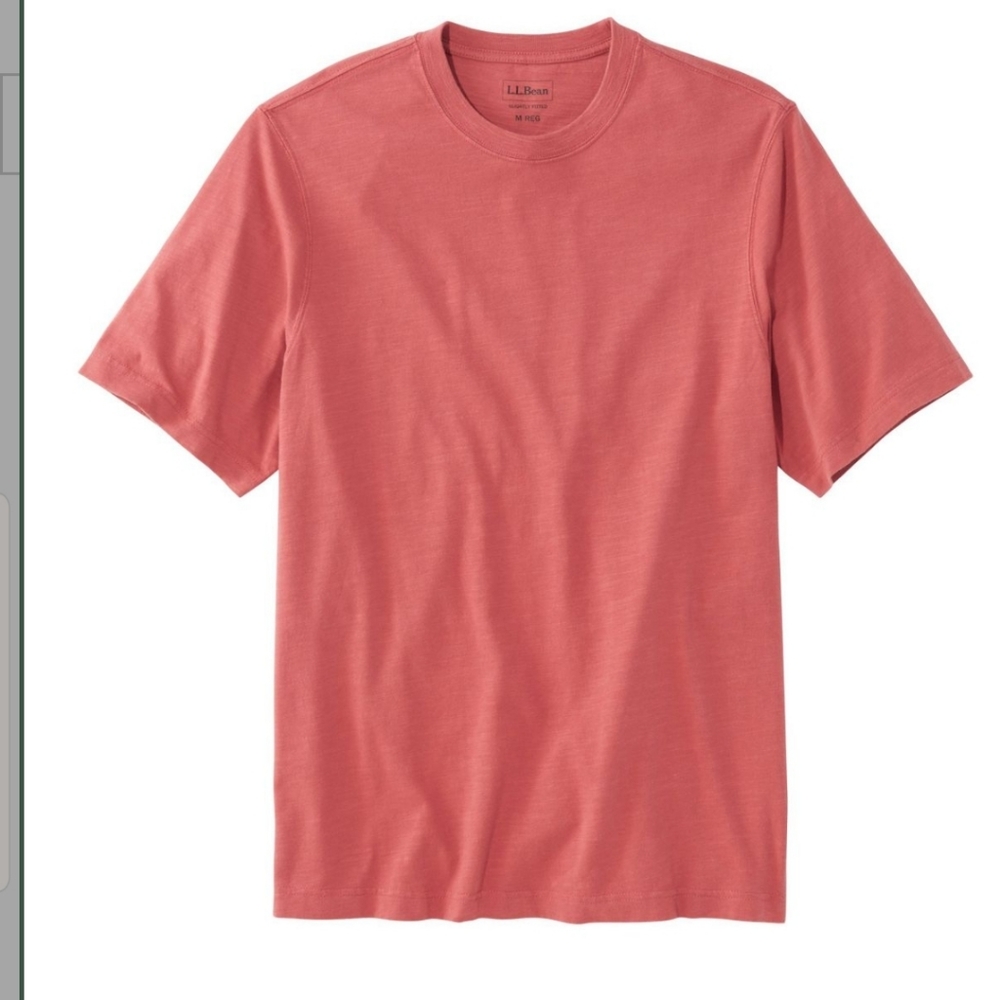 LL BEAN orange t shirt